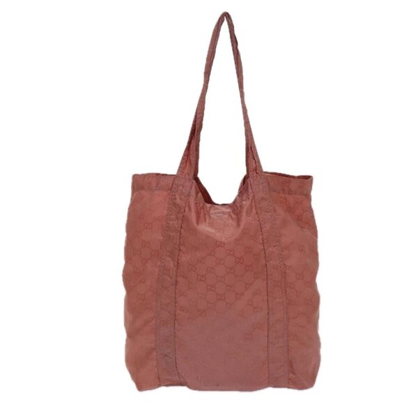 GUCCI GG Canvas Tote Bag Pink 223669 Auth - Picture 3 of 15